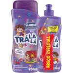 Kit Trá Lá Lá Kids Shampoo 480ml + Creme de Pentear 300ml