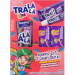Kit Trá Lá Lá Menina Shampoo 2 em 1 + Creme Dental 2UN