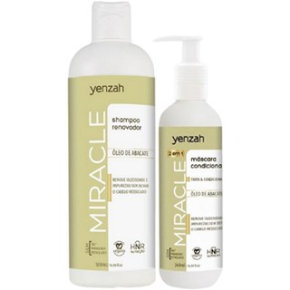 Kit Yenzah Shampoo 500ml + Máscara Miracle 240ml