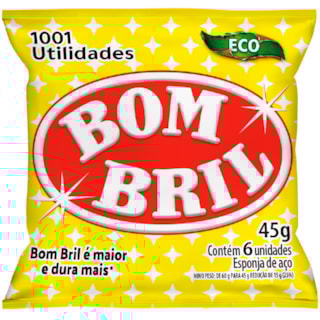 Lã de Aço Bombril 6Un