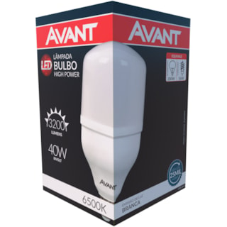 Lâmpada de Led Avant Bulbo 6500K 40W Bivolt Luz Branca