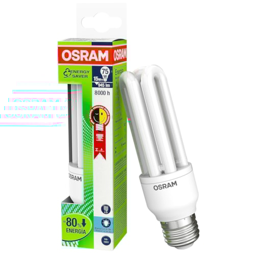Lâmpada Eletrônica Osram Duluxstar Branca 15W 110V