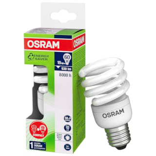 Lâmpada Espiral Osram Eletrônica Mini Branca 15W 110/130V