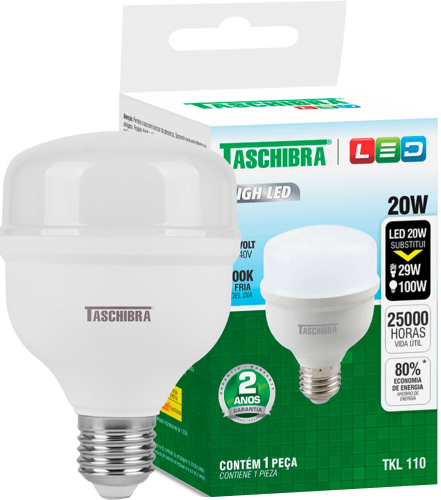 Lâmpada Taschibra High Led TKL 20w 110V - Destro