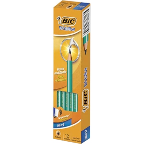 Lápis Bic Evolution Grafite 12Un