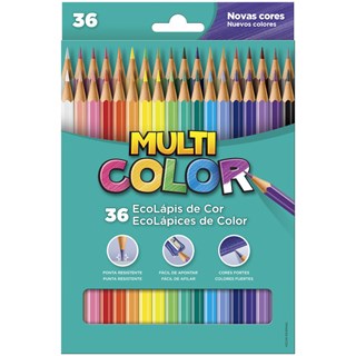 Lápis de Cor Faber-Castell Eco Multicolor Super 36 Cores