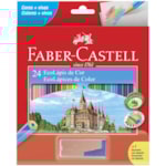 Lápis de Cor Faber-Castell Escolápis 24 Cores+ Apontador