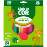 Lápis de Cor Leo e Leo Sextavado 24 Cores