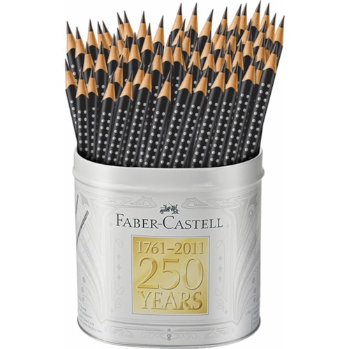 Lápis Preto Grafite Escolápis Faber-Castell Grip 144 Unidades