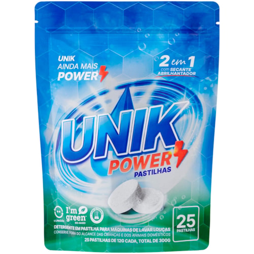 Lava Louças Unik Power Pastilhas 300g