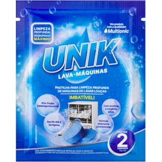 Lava Máquinas Unik Pastilhas 2Un 10g