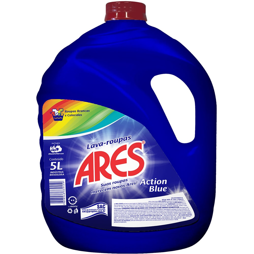 Lava Roupas Ares Action Blue 5L - Destro