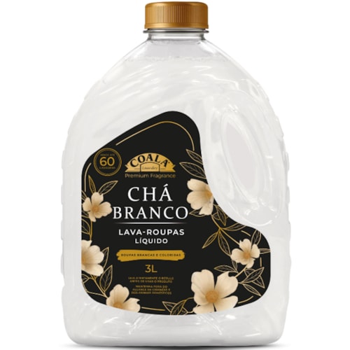 Lava Roupas Coala Laundry Chá Branco Líquido 3L