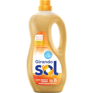 Lava Roupas Líquido Girando Sol Glicerina 2l
