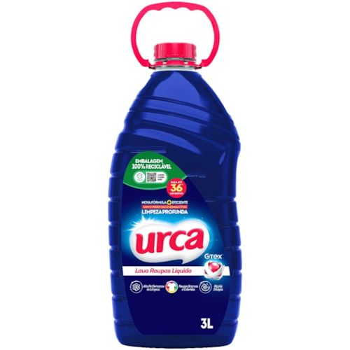 Lava Roupas Líquido Urca Azul 3L