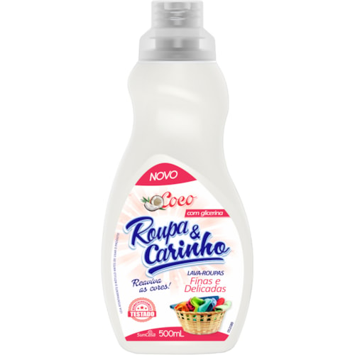 Lava Roupas Roupa&Carinho Coco 500ml