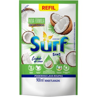 Lava Roupas Surf Cuidado do Coco Líquido 900ml