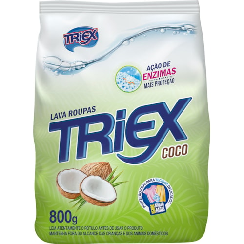 Lava Roupas Triex Coco Concentrado 800g