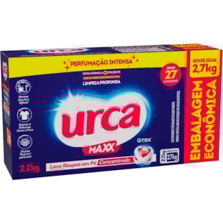 Lava Roupas Urca Maxx Perfumação Intensa Concentrado Em Pó 2,2Kg