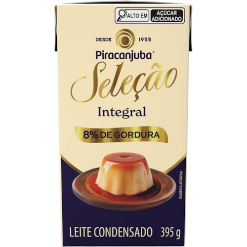 Leite Condensado Piracanjuba Seleção 8% Gordura 395g