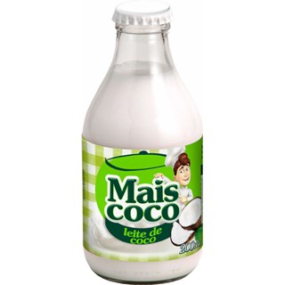 Leite de Coco Mais Coco Vidro 200ml