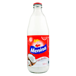 Leite de Coco Menina Frasco Com 500ml