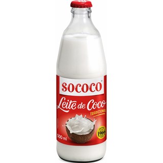 Leite de Coco Sococo vidro 500ml