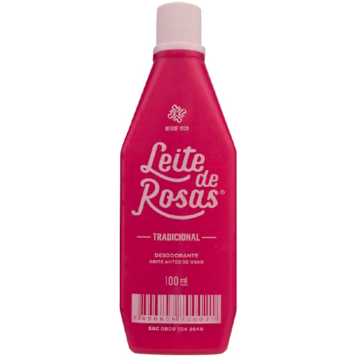 Leite de Rosas Tradicional 100ml