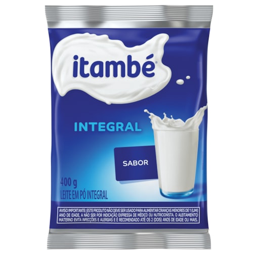 Leite em Pó Integral Itambé Sachê 400g