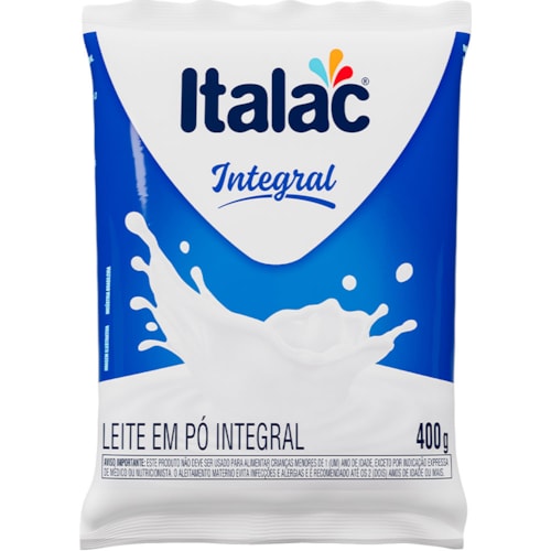 Leite em Pó Italac Integral 400g