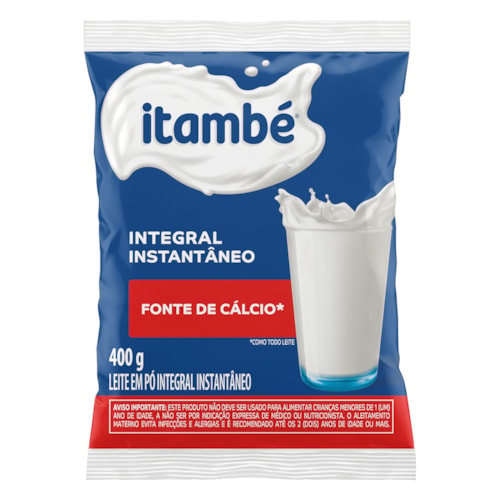 Leite em Pó Itambé Instantâneo Sachê 400g