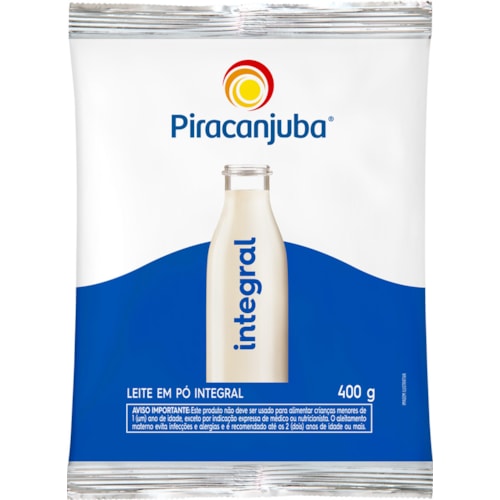 Leite em Pó Piracanjuba Integral 400g