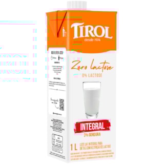 Leite Integral Tirol UHT Zero Lactose 1L