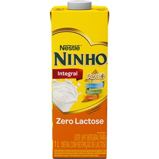 Leite Integral UHT Ninho Forti+ 0 Lactose 1L