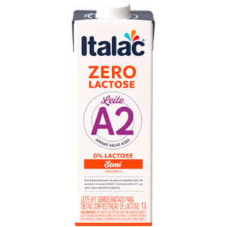 Leite Italac A2 Semidesnatado Zero Lactose 1L