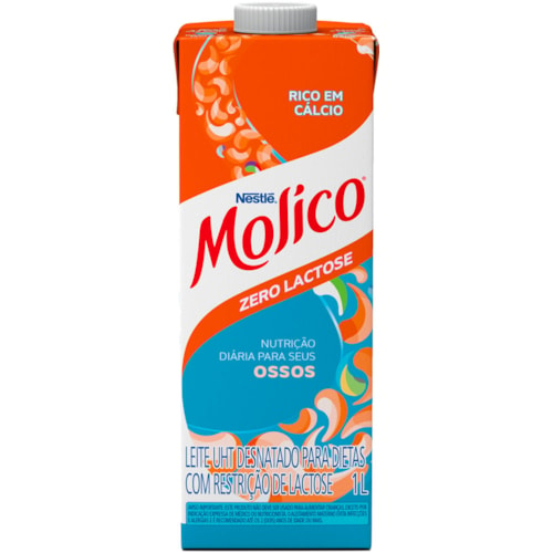 Leite Molico UHT Desnatado Zero Lactose 1L