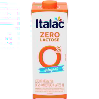Leite UHT Italac Zero Lactose Integral 1L