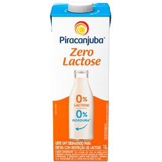 Leite UHT Piracanjuba Desnatado Zero Lactose 1L