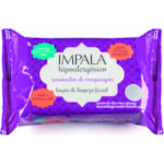 Lenços de Limpeza Facial Impala Removedor de Maquiagem 25 Unidades