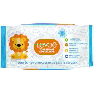 Lenços Umedecidos Levoé 100Un