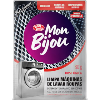 Limpa Máquinas Mon Bijou De Lavar Roupas 80g