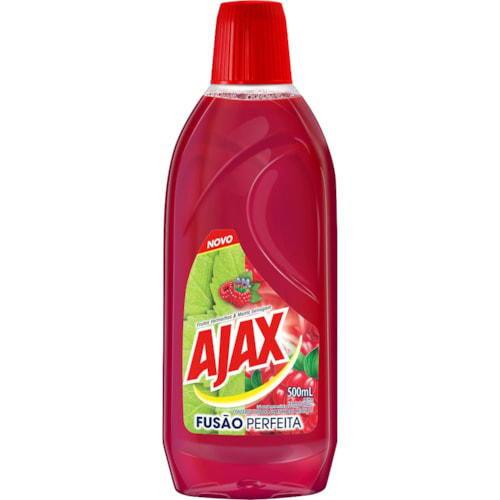 Limpador Ajax Fusão Perfeita Frutas Vermelhas e Menta 500ml