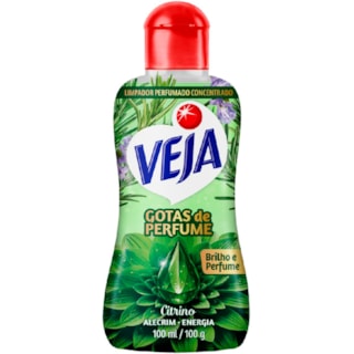 Limpador Concentrado Veja Gotas de Perfume Citrino 100ml