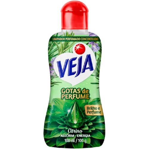 Limpador Concentrado Veja Gotas de Perfume Citrino 100ml