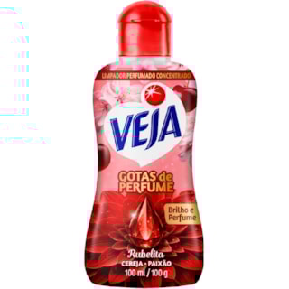 Limpador Concentrado Veja Gotas de Perfume Rubelita 100ml