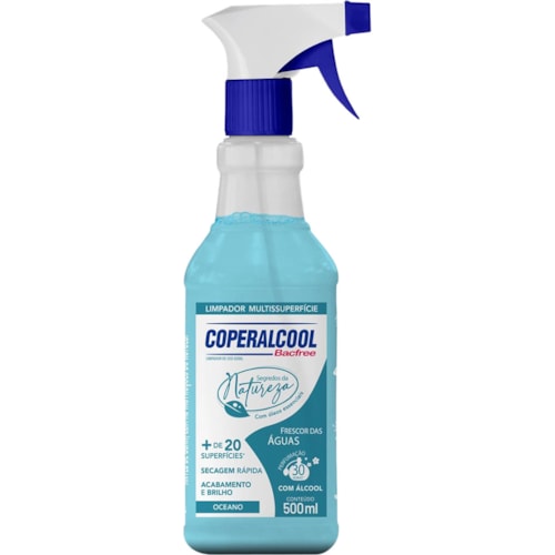 Limpador Coperalcool Frescor das Águas Oceano 500ml