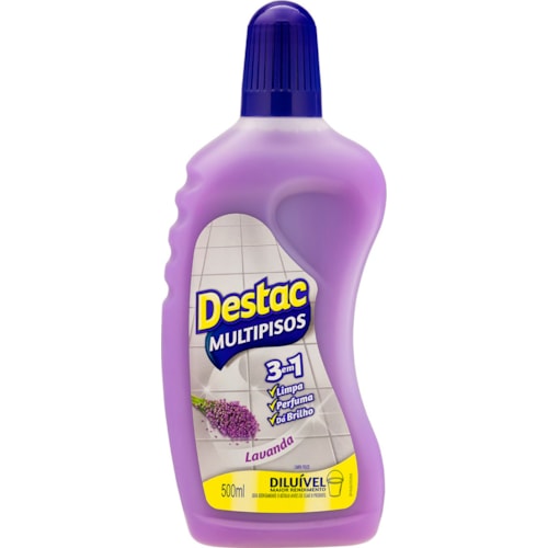 Destac Limpador Destac Brilho Lavanda 500ml - Destro