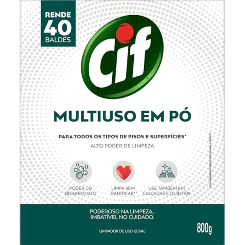 Limpador em Pó Cif Multiuso 800g