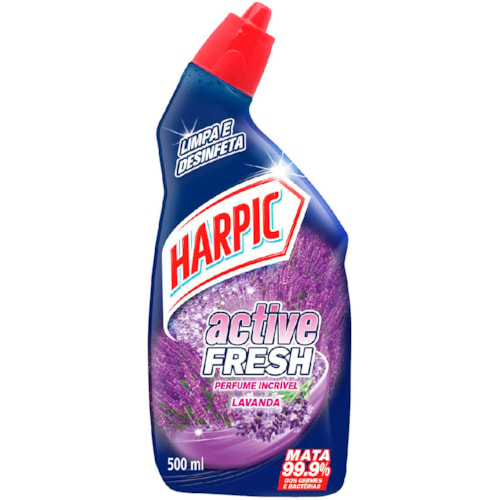 Limpador Harpic Líquido Active Fresh Lavanda 500ml