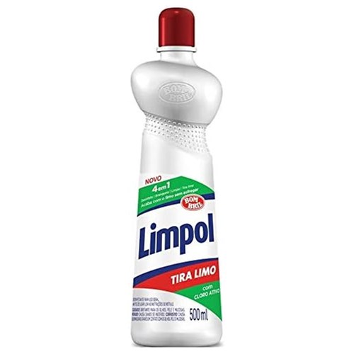 Limpador Limpol Tira Limo 4 em 1 Com Cloro 500ml
